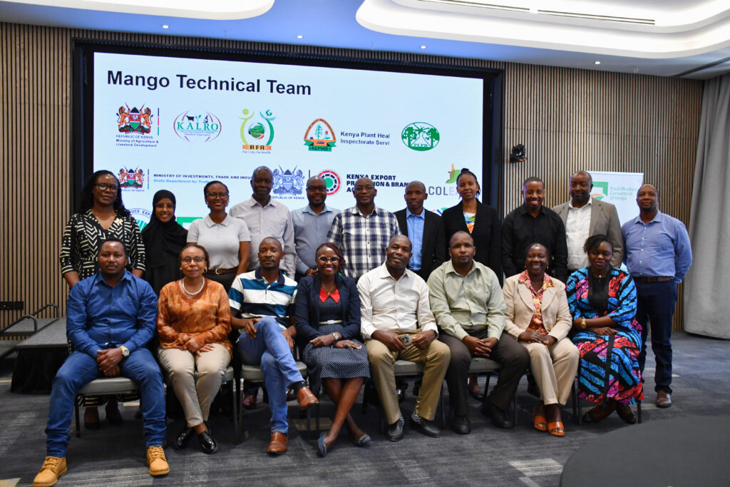 Mango Technical Working Group partners working together to strengthen Kenya’s Apple mango value chain for UK market access